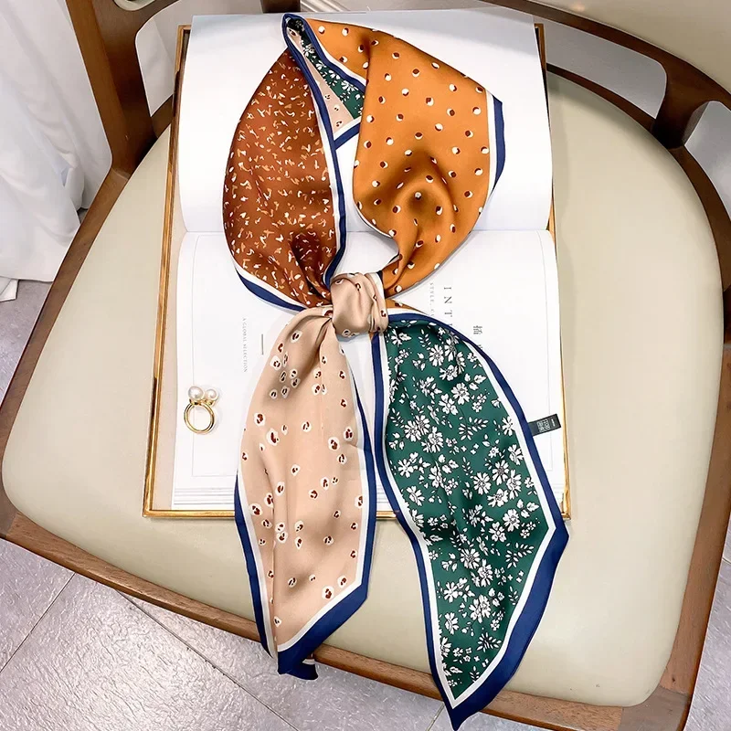 Wąski szalik z nadrukiem, w kr – Luxury Bags For Travel recenzja i cena