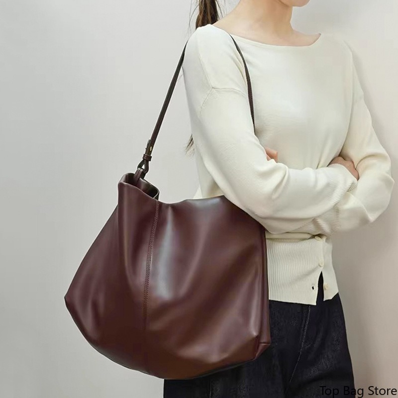 Torba na ramię z prawdziwej sk – Quiet Luxury Bags Tote recenzja i cena